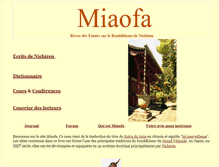 Tablet Screenshot of miaofa.com